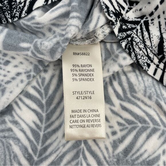 -Max Studio Women's Palm Print Skirt NWT S - Picture 8 of 9